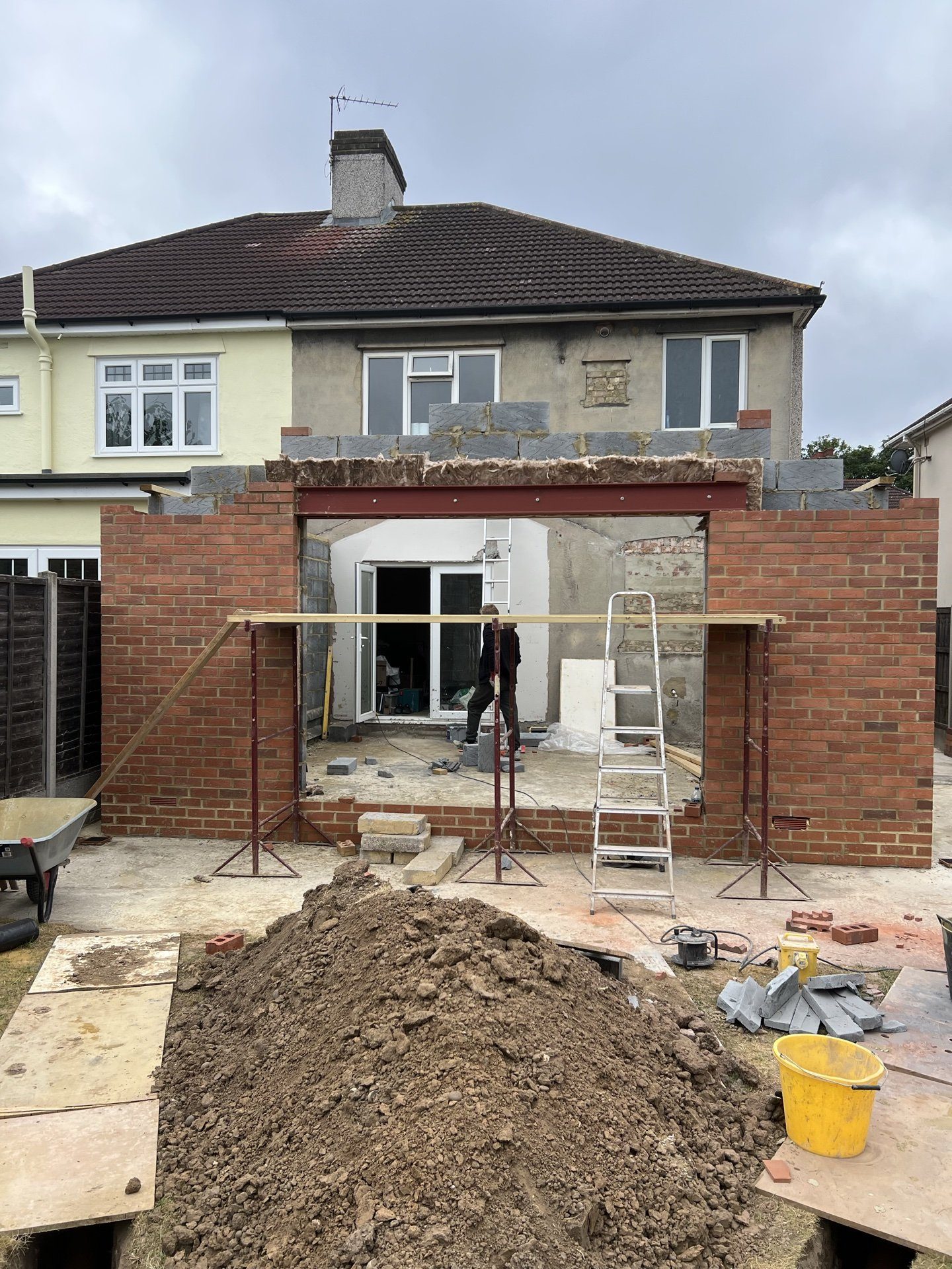 Rear extension in brick, 2.2 miles from Erith, Erith